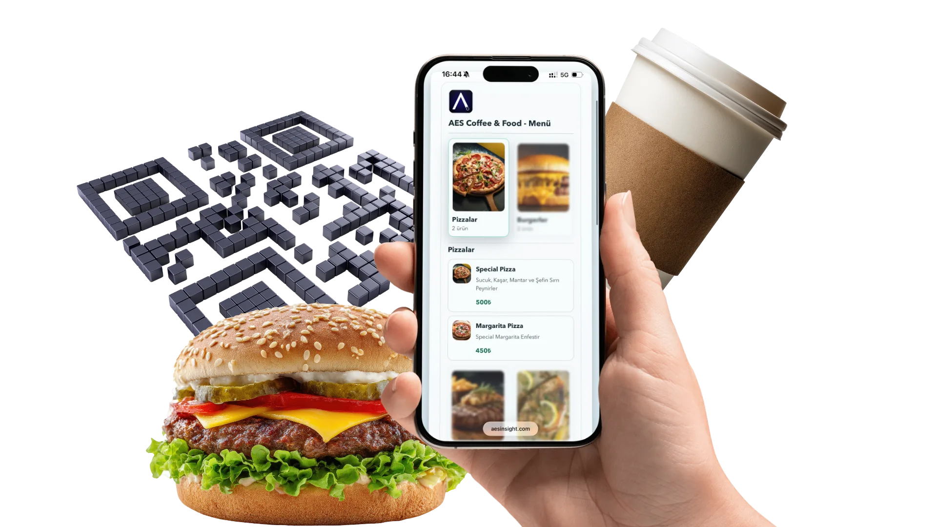 QR menü hizmeti görseli